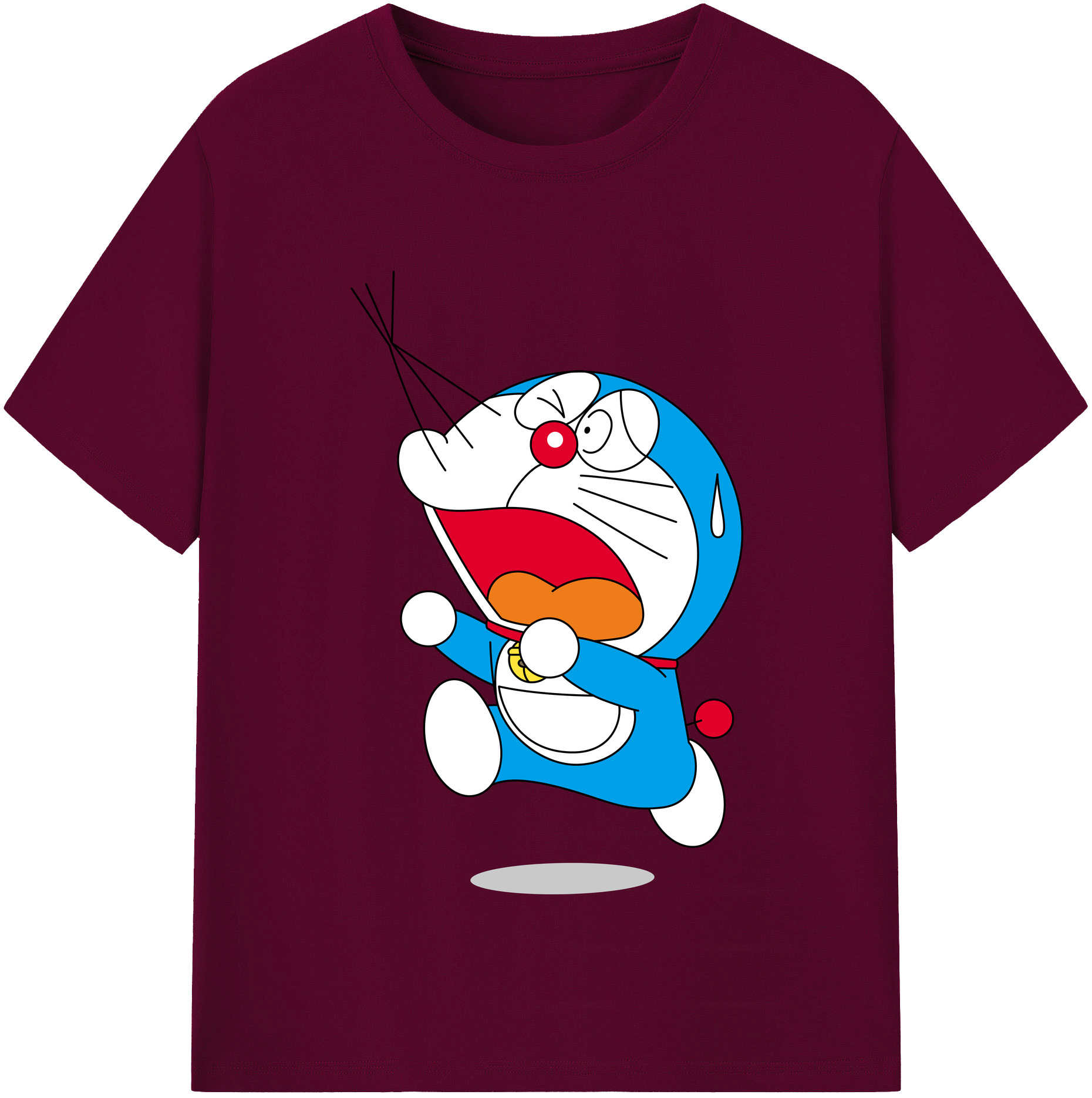 （画像用） ドラえもん Doraemon レディースカジュアルプリントTシャツ（綿100％）